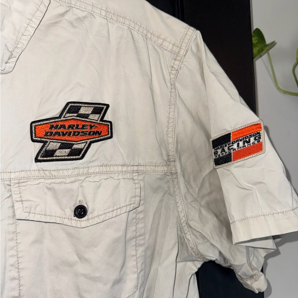 Harley-Davidson Racing Button-Up Shirt - Picture 2 of 2